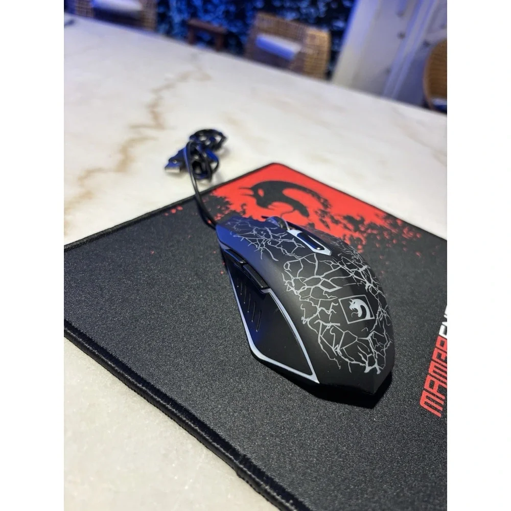 Mambasnake Liger T11 Wired Gaming Mouse Including Mouse Pad USB Cable